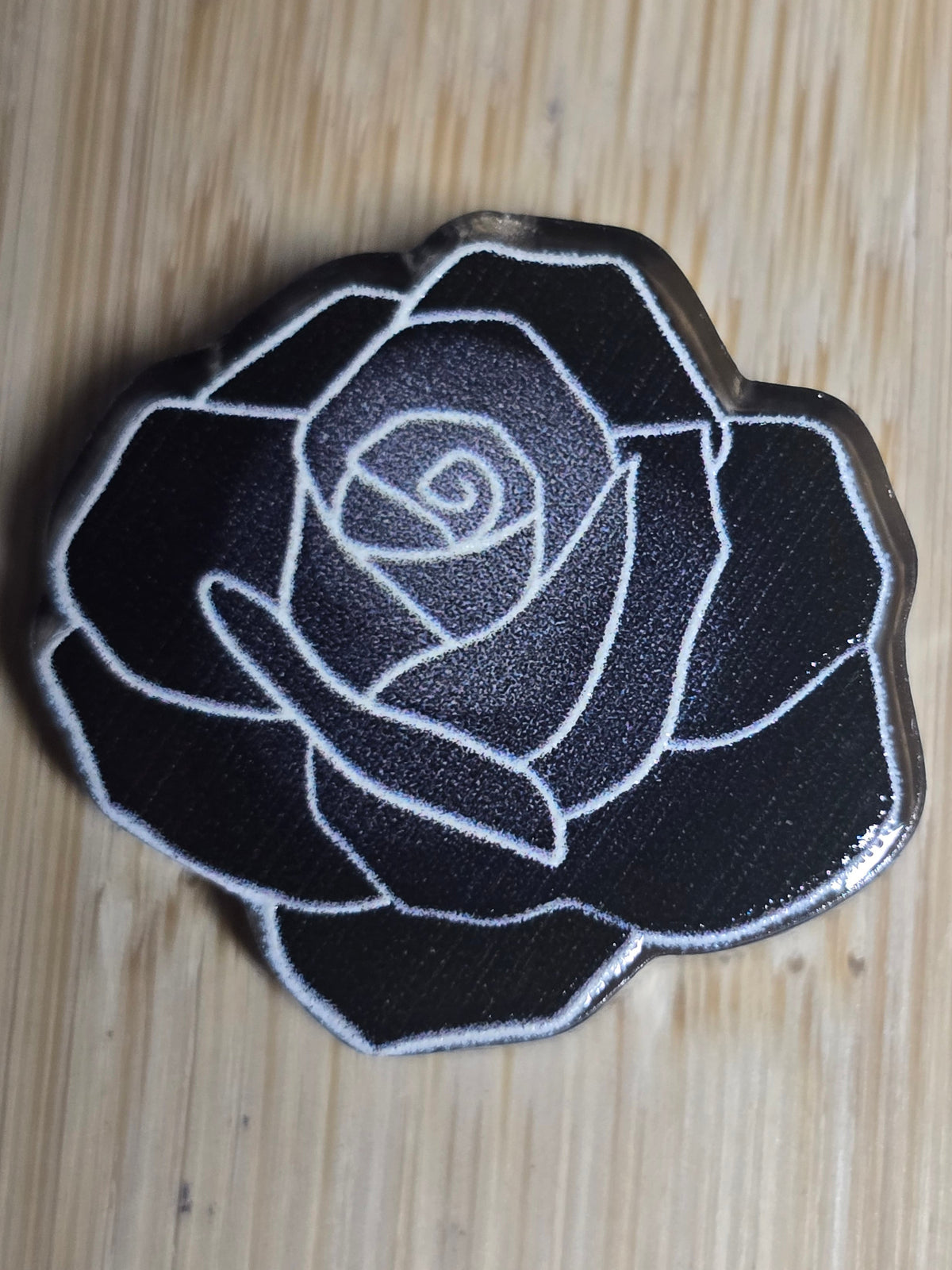 Acrylic focal beads- flowers
