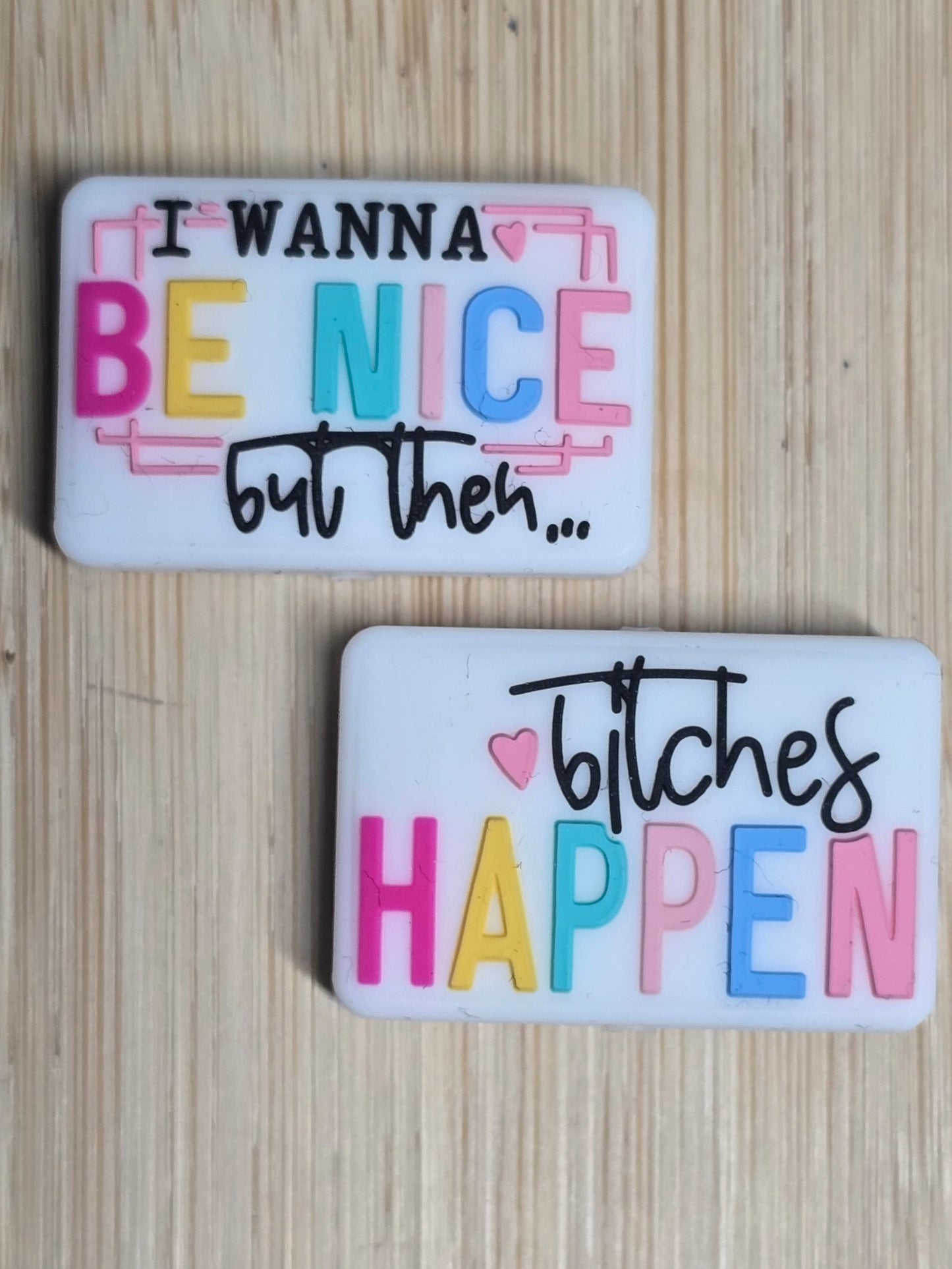 Focal silicone beads adult language