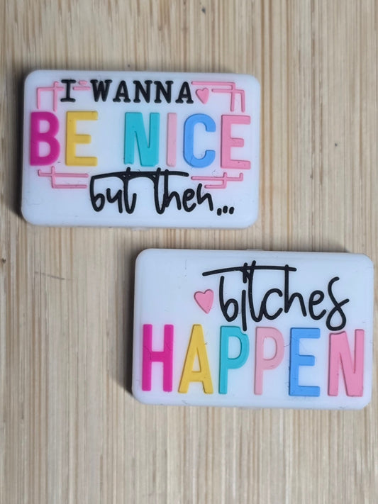 Focal silicone beads adult language