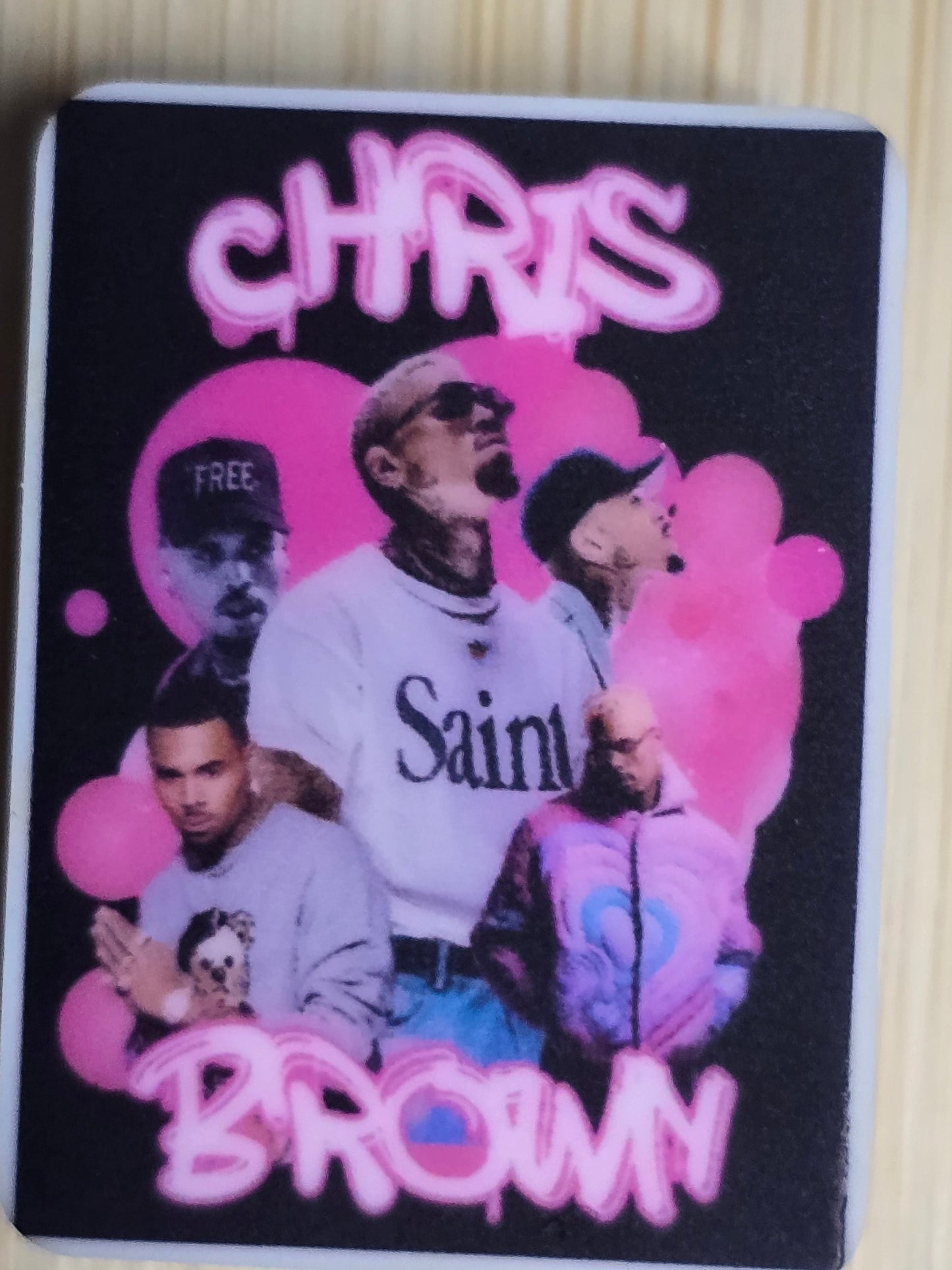Focal silicone printed beads r&b singer