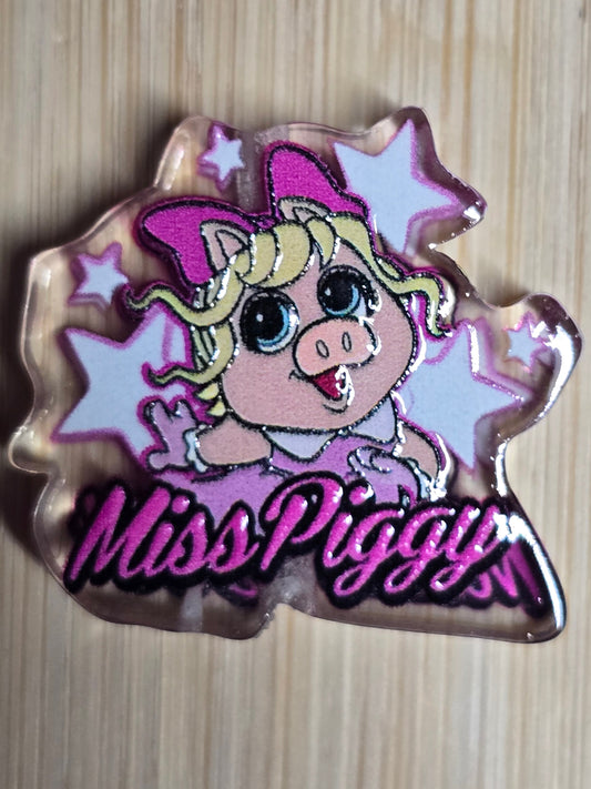 Acrylic focal beads- muppet character