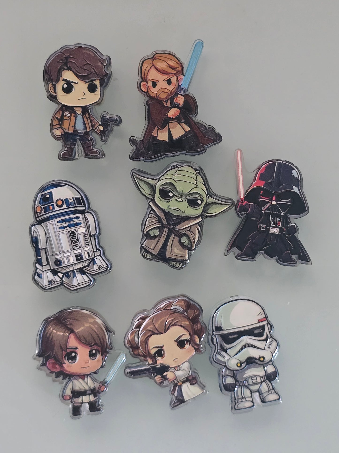 Acrylic focal beads DS movie characters