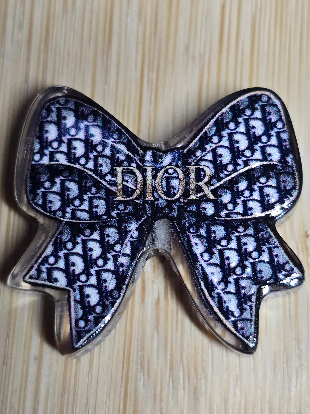 Acrylic focal beads designer inspired bows