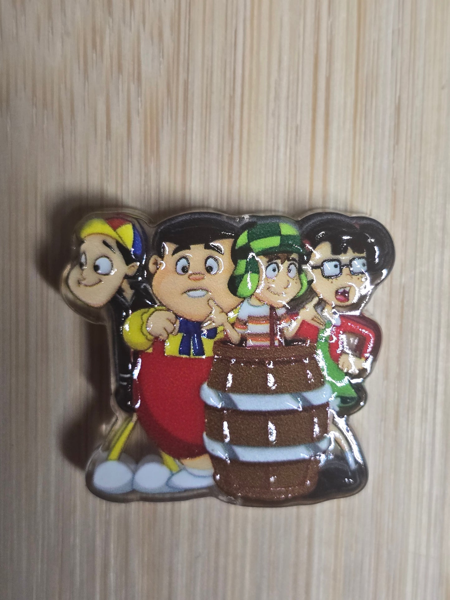 Acrylic focal beads mexican tv show