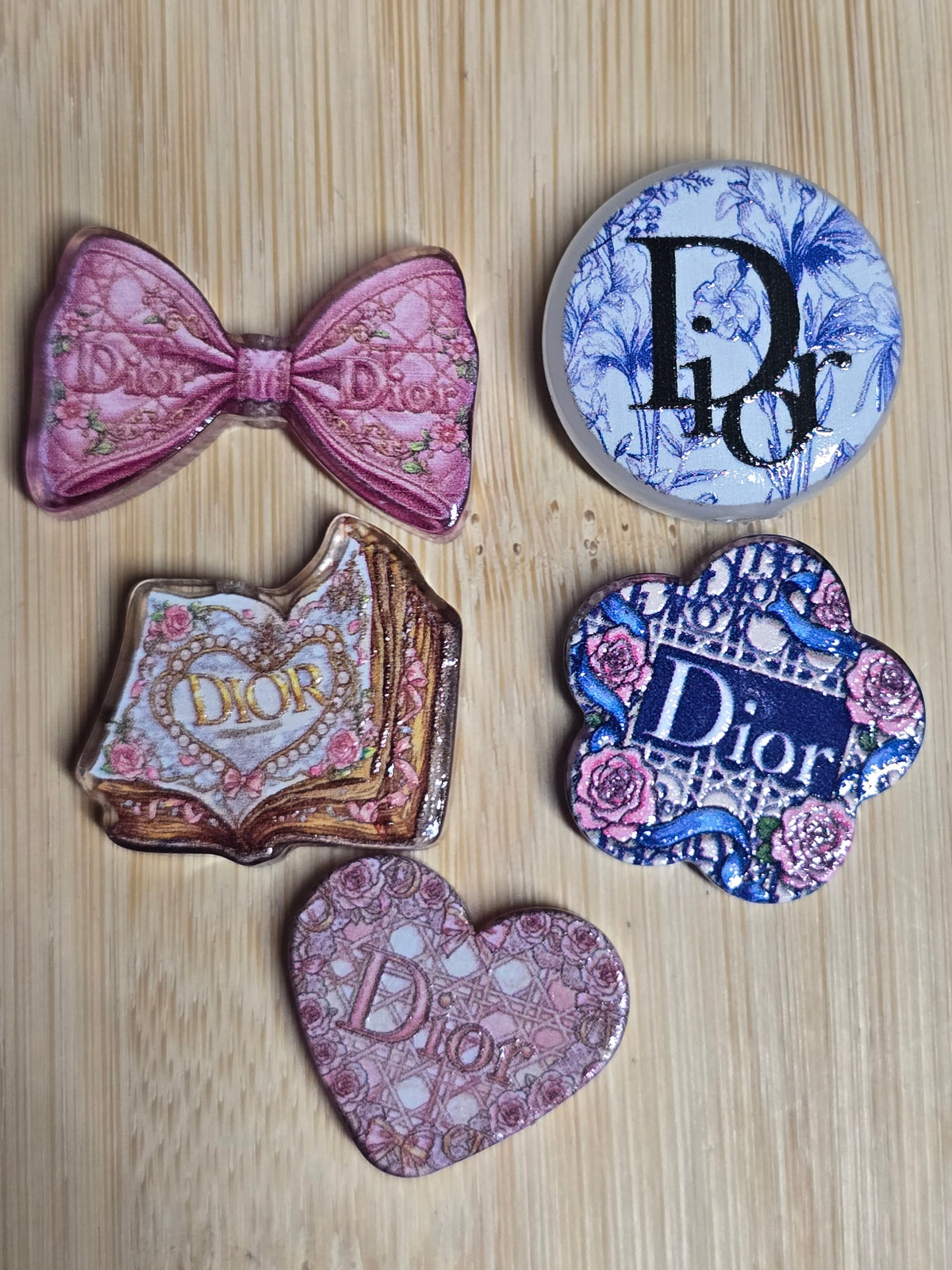 Acrylic focal beadsdesigner inspired