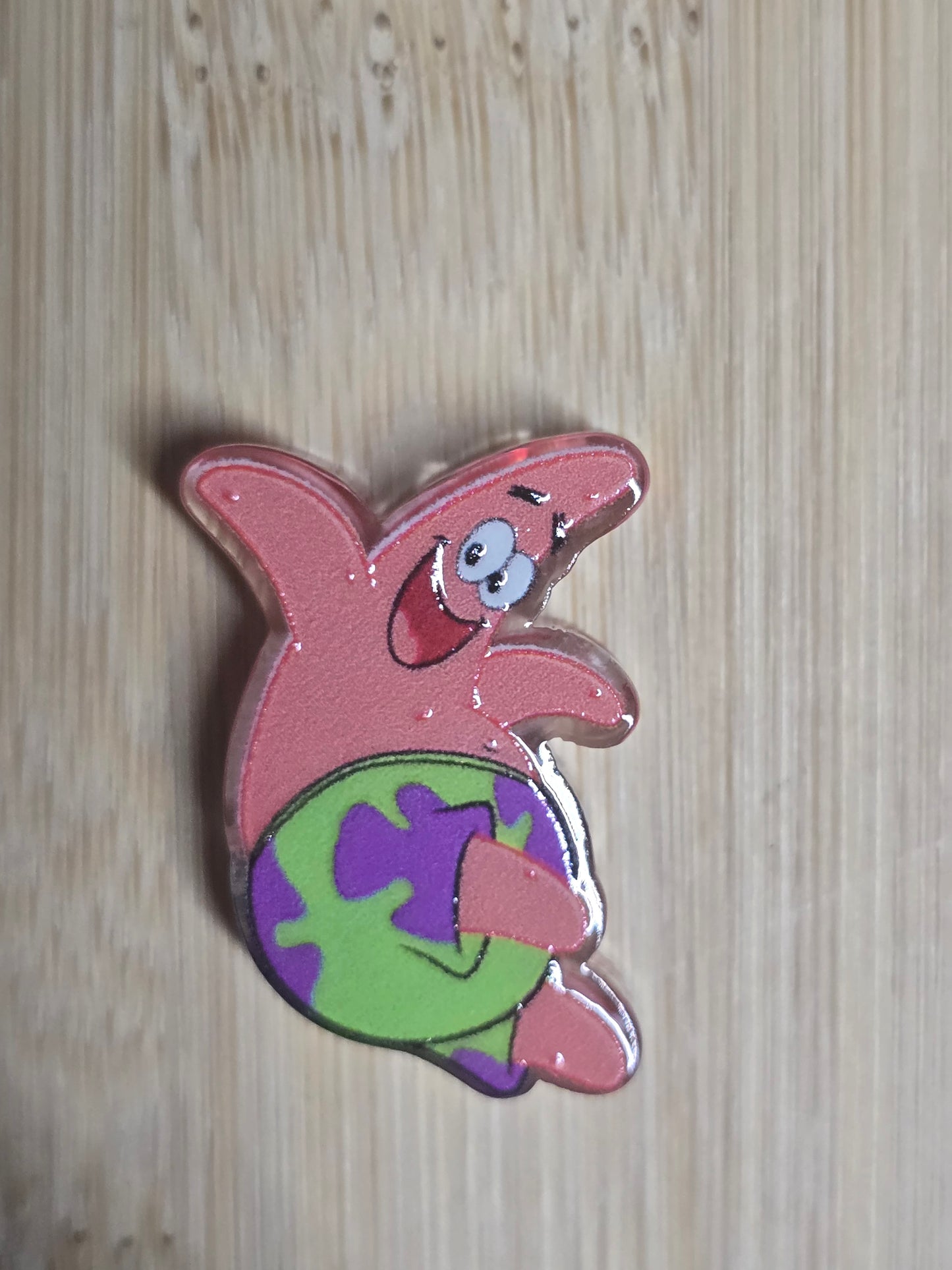 Acrylic focal beads SB character