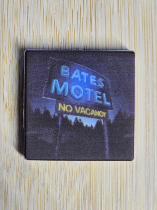 Silicone printed focal horror movie bates