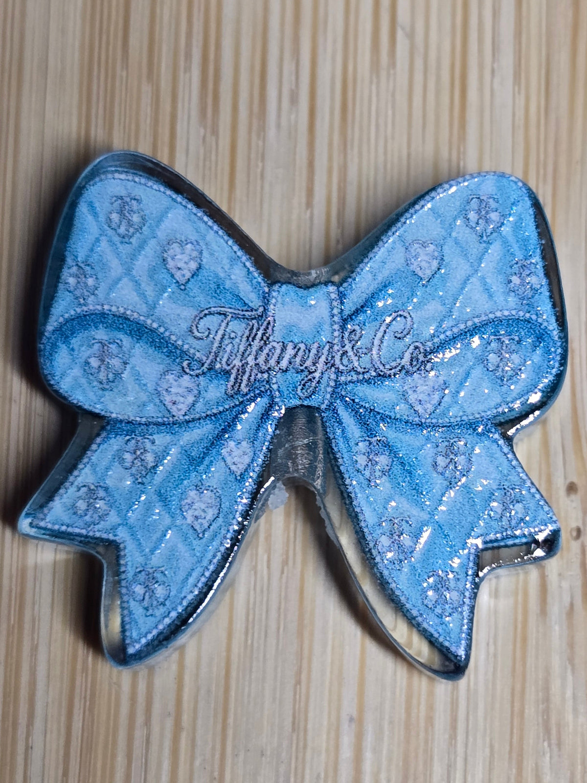 Acrylic focal beads designer inspired bows