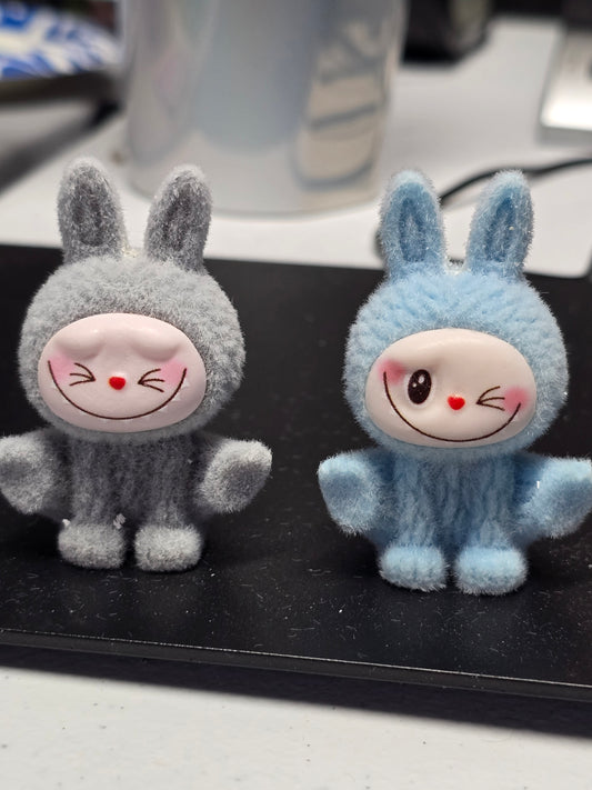 Acrylic flocked- Labubu toppers