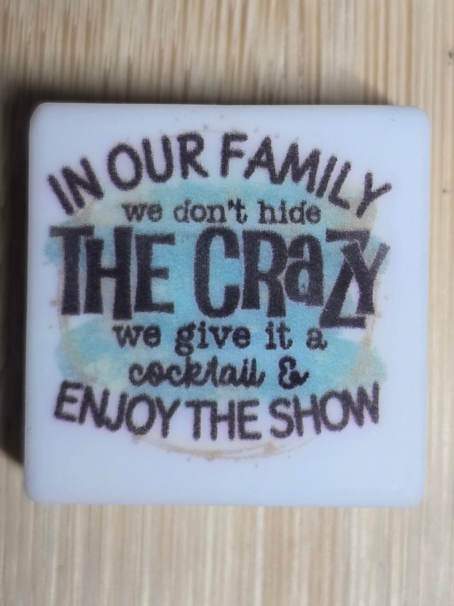 Focal silicone beads sarcastic humor