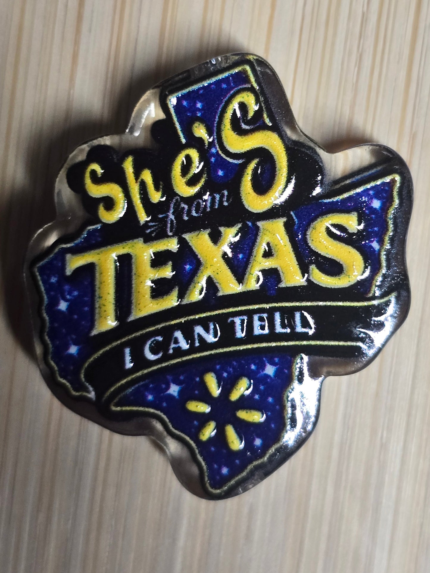 Focal acrylic beads country song lyric