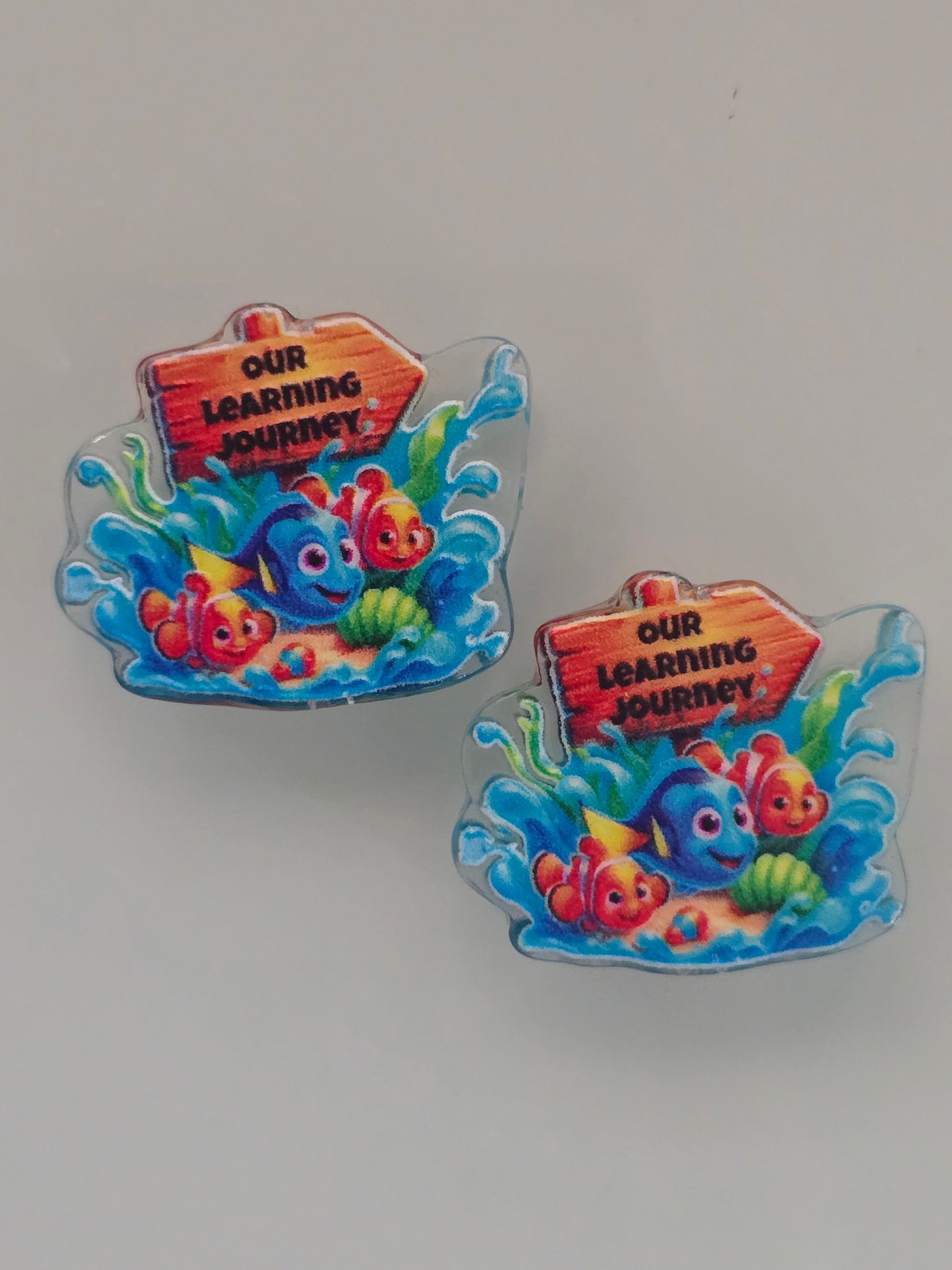 Acrylic focal beads