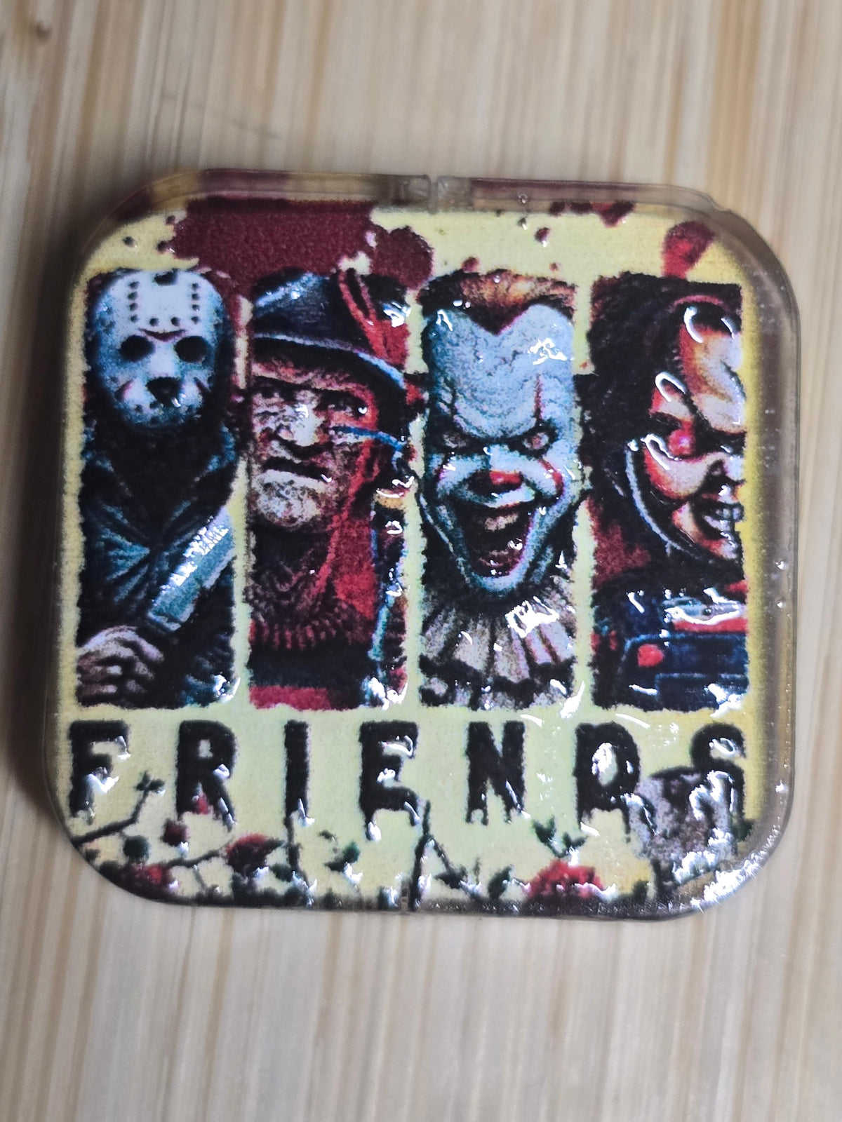 Acrylic focal beads- horror friends