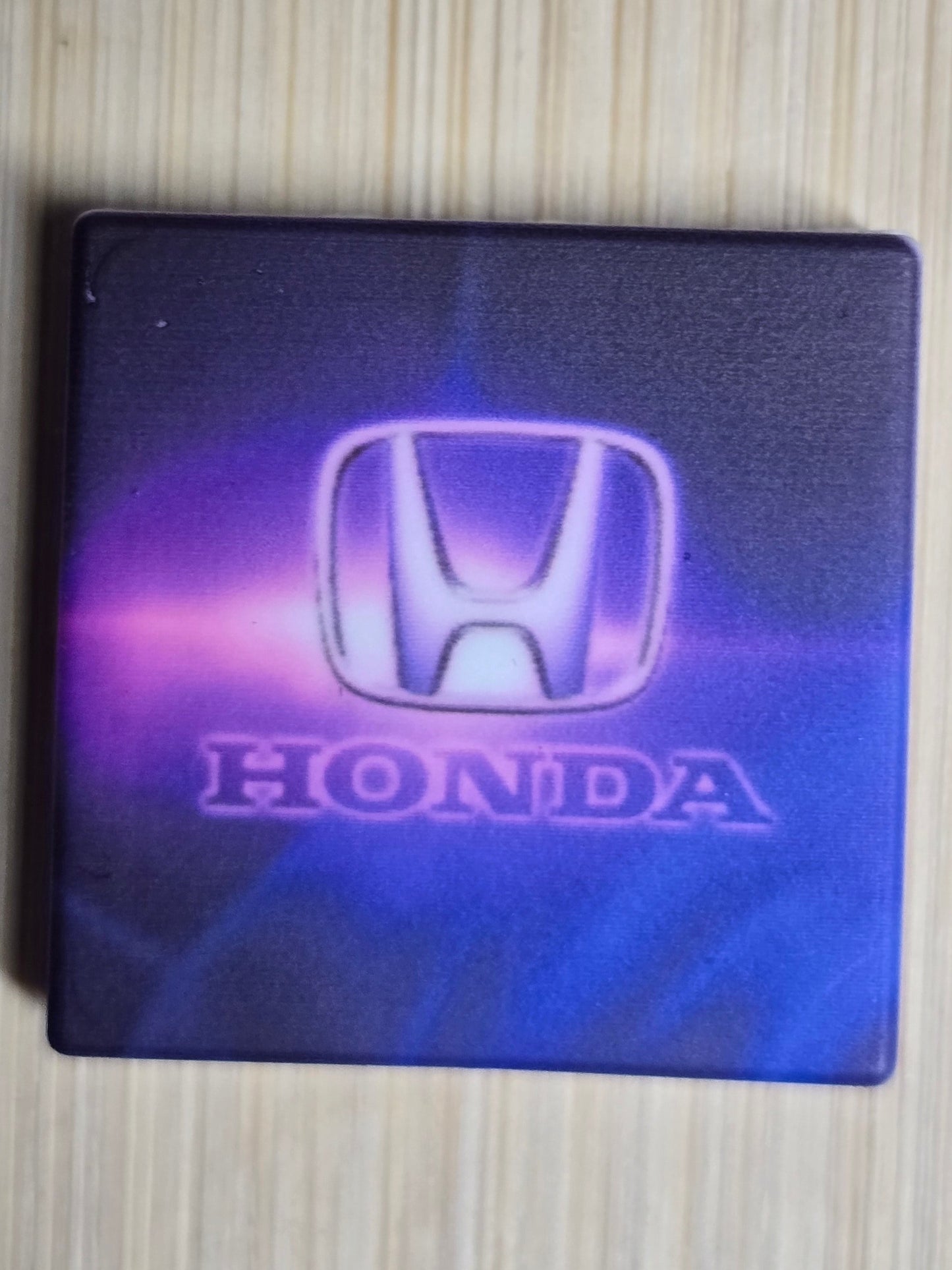 Focal silicone printed beads car logo