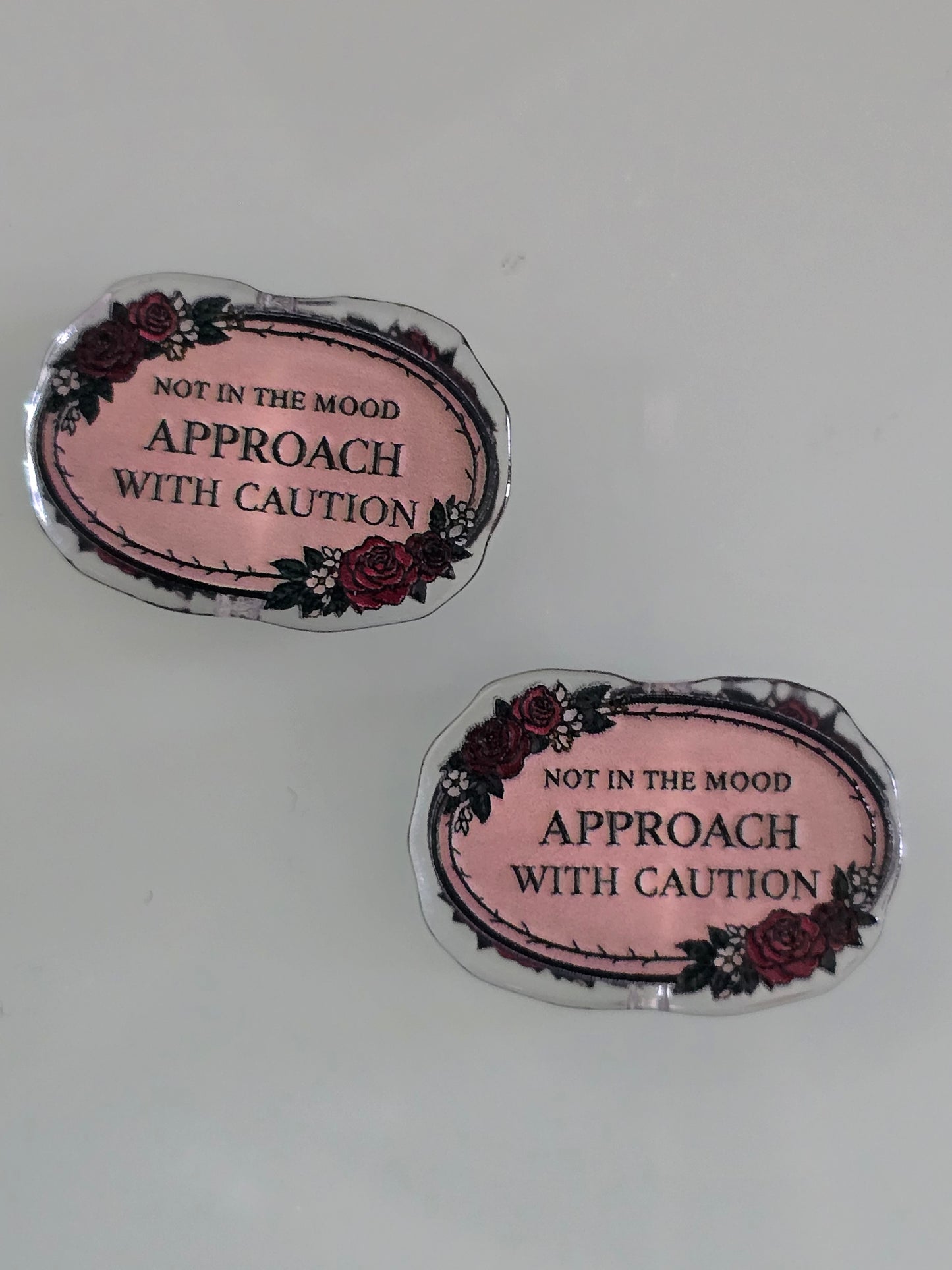 Acrylic focal beads sarcastic