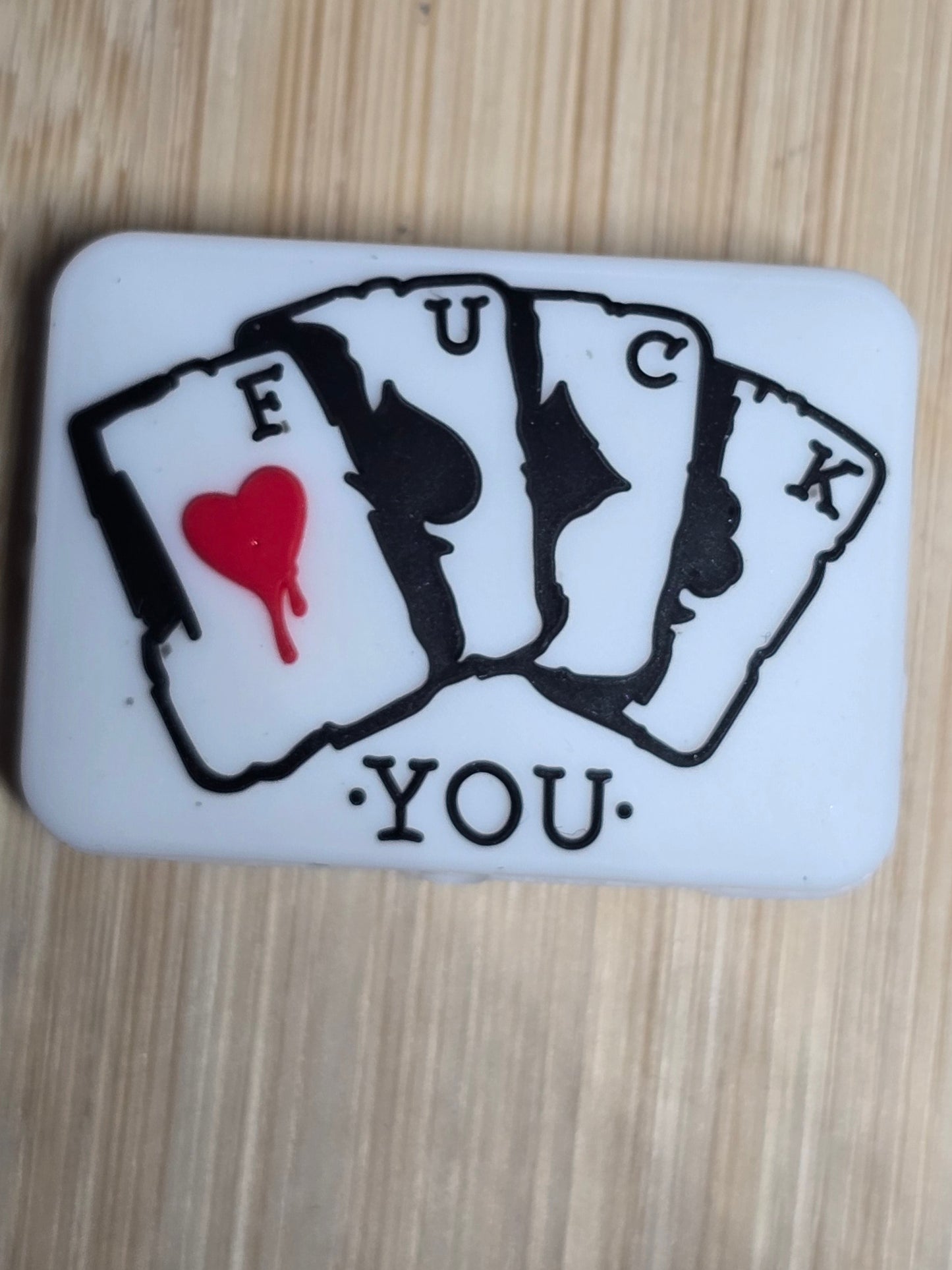 Focal silicone beads adult language