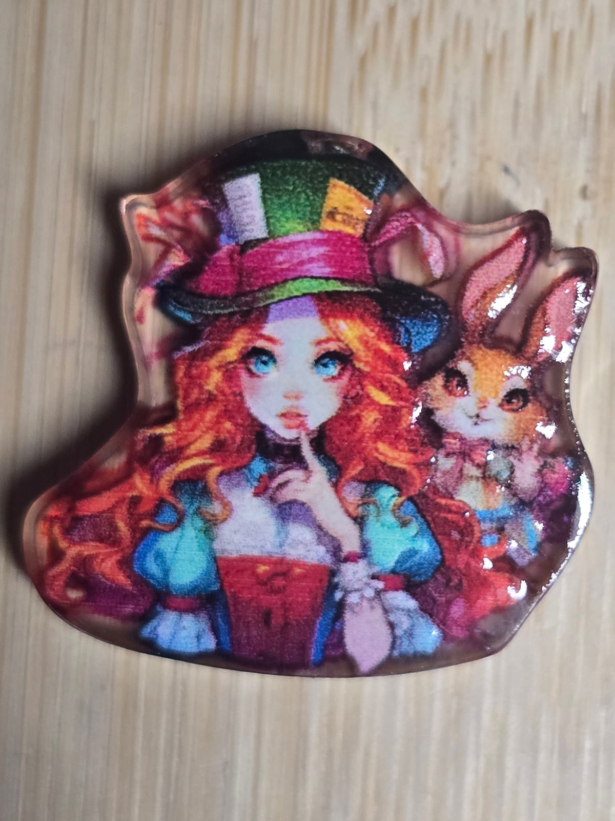 Acrylic focal beads princess