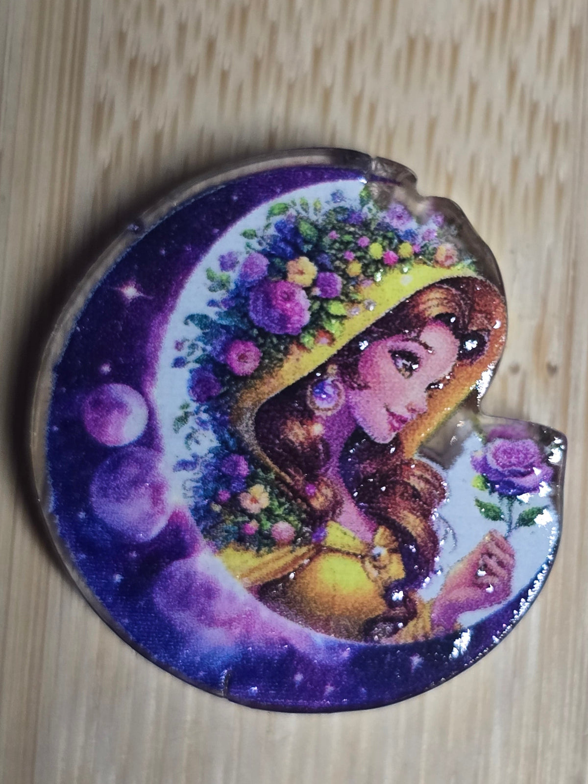 Acrylic focal beads princess