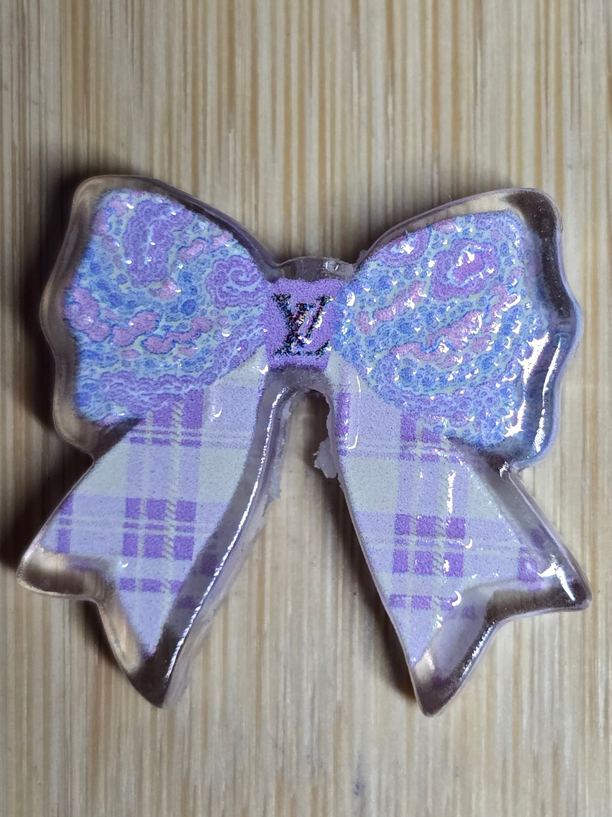 Acrylic focal beads designer inspired bows
