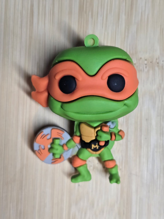 Keychain- silicone material cartoon turtles