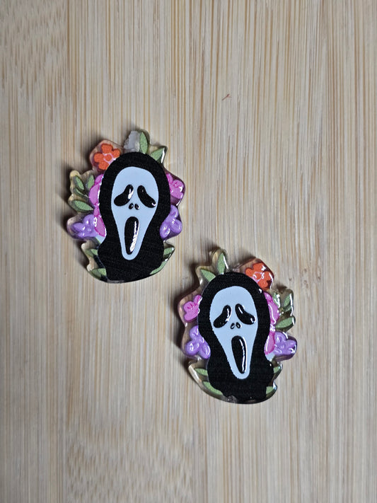Focal- acrylic focal beads horror character