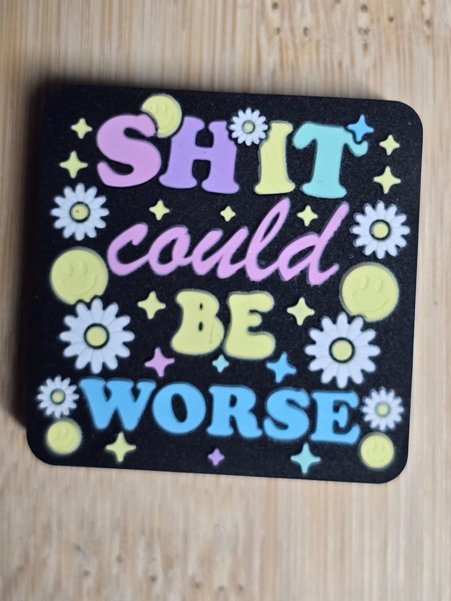 Focal silicone beads sarcastic humor