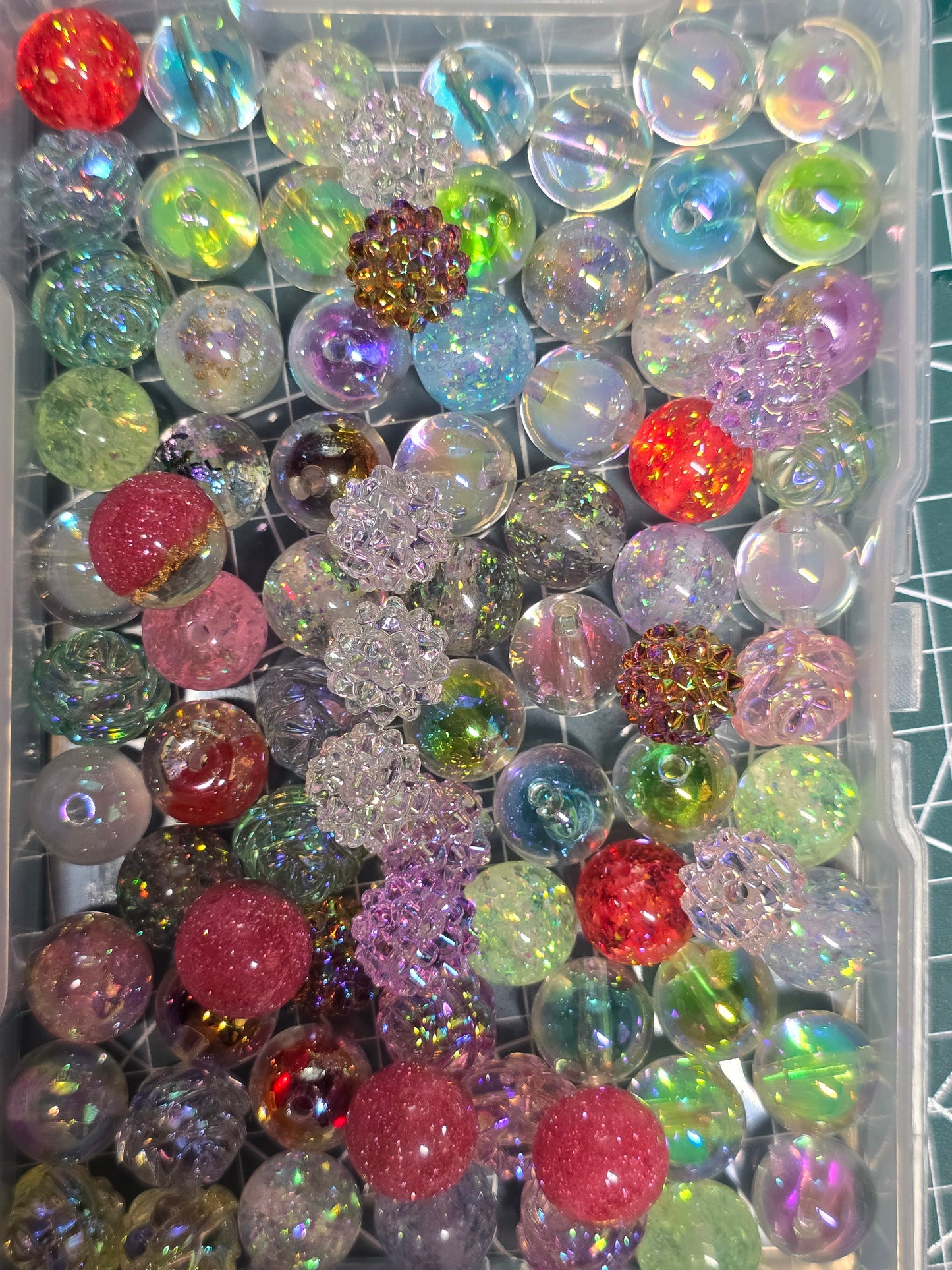 Acrylic bead mix- 15mm