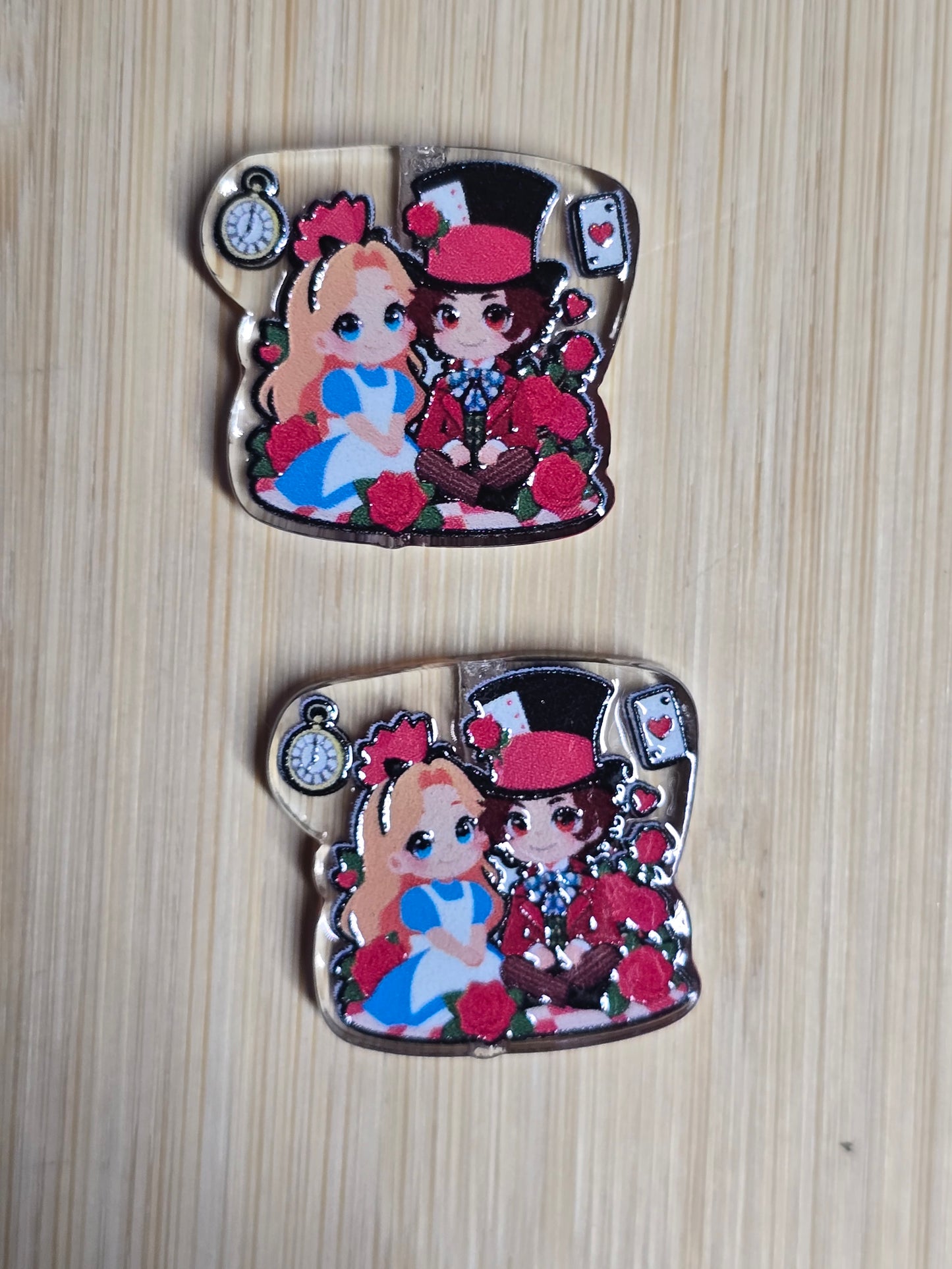 Acrylic focal beads- DS princess