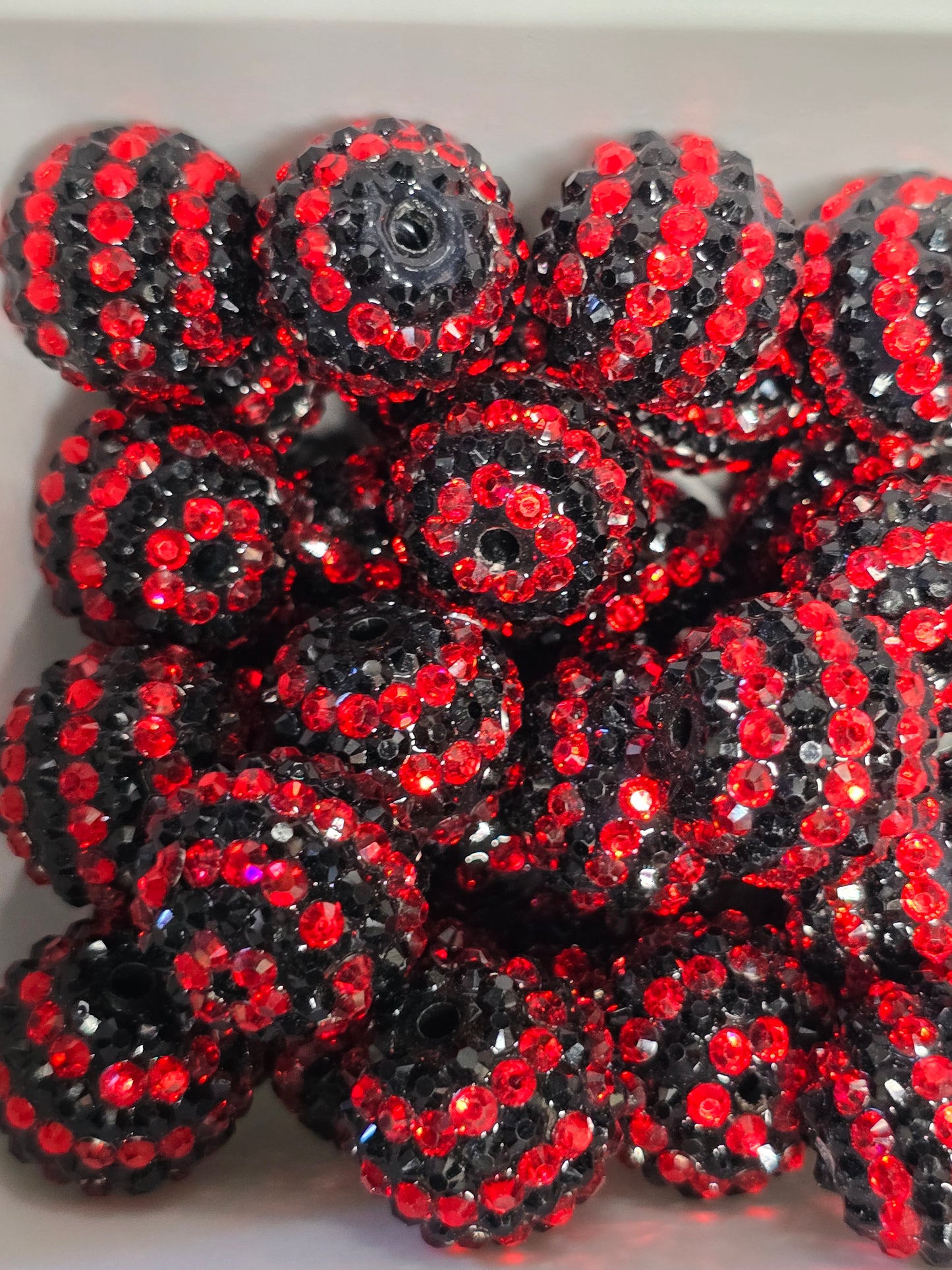 Rhinestone beads 20mm