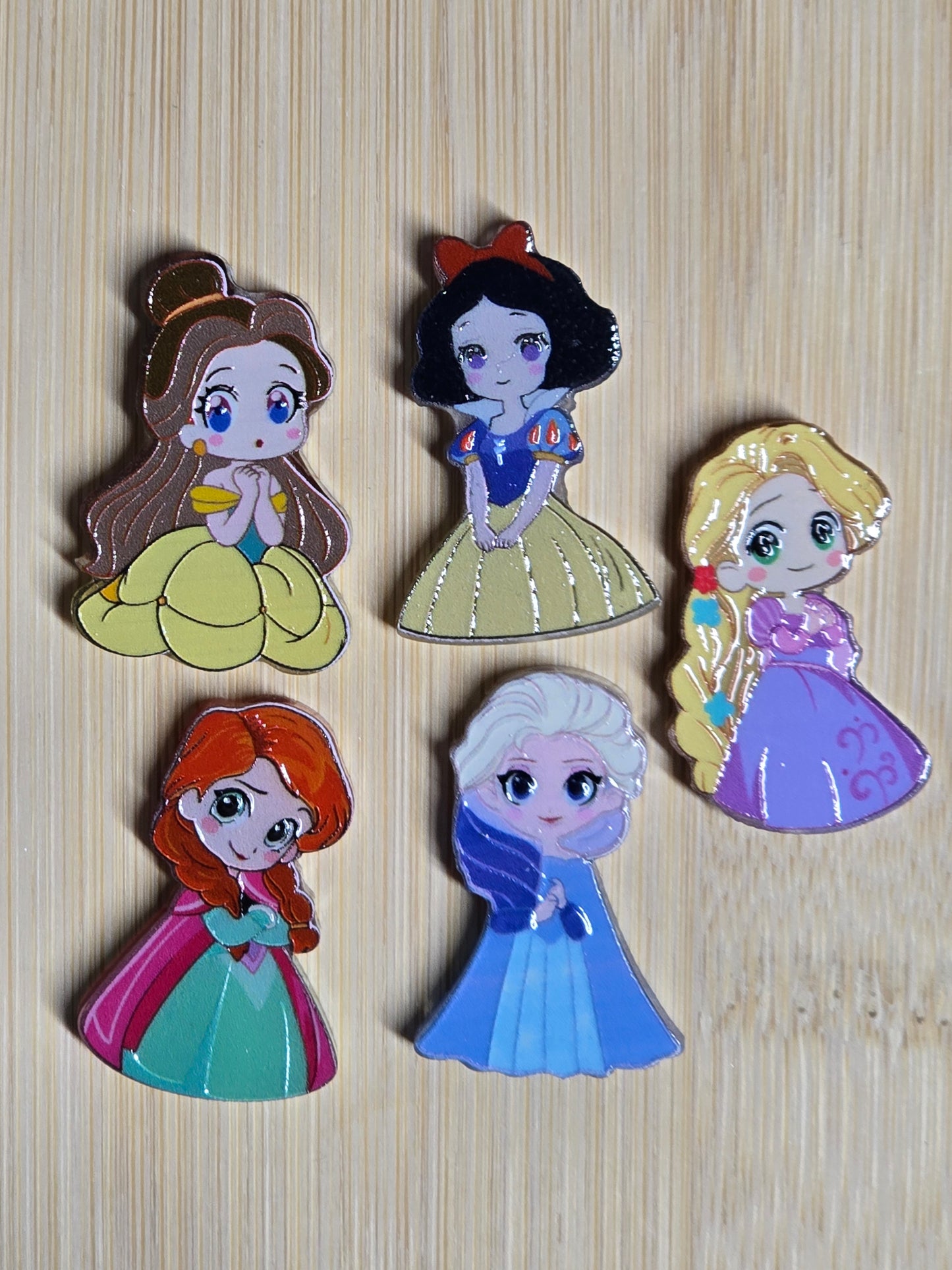 Acrylic style focal beads- small size 1in