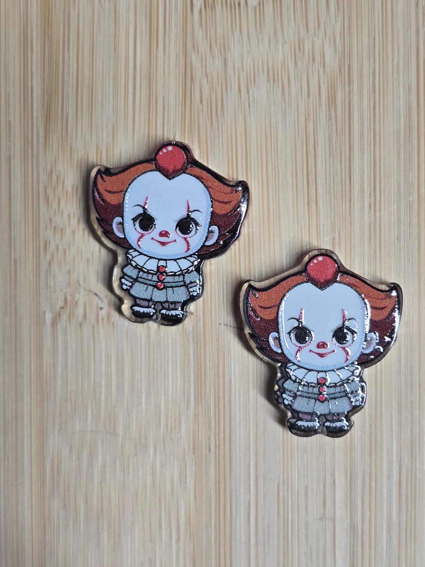 Focal- horror character acrylic focal beads