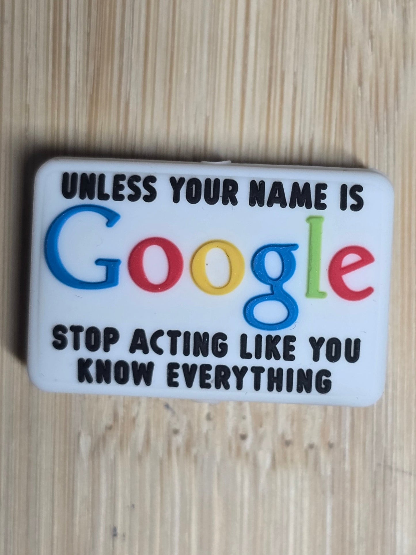 Focal silicone sarcastic humor