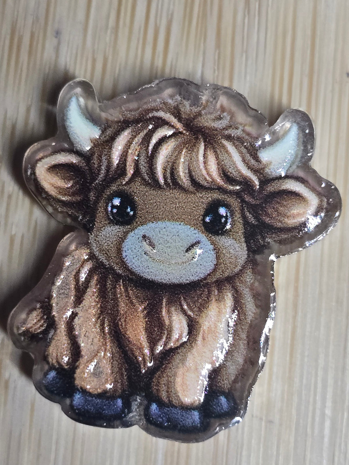 Acrylic focal beads all about cows