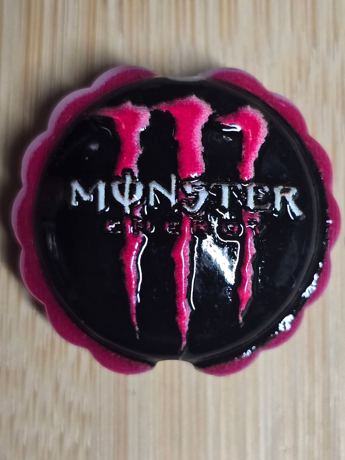 Resin bottle cap pillow style beads