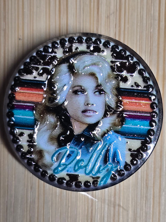 Acrylic focal beads young country star