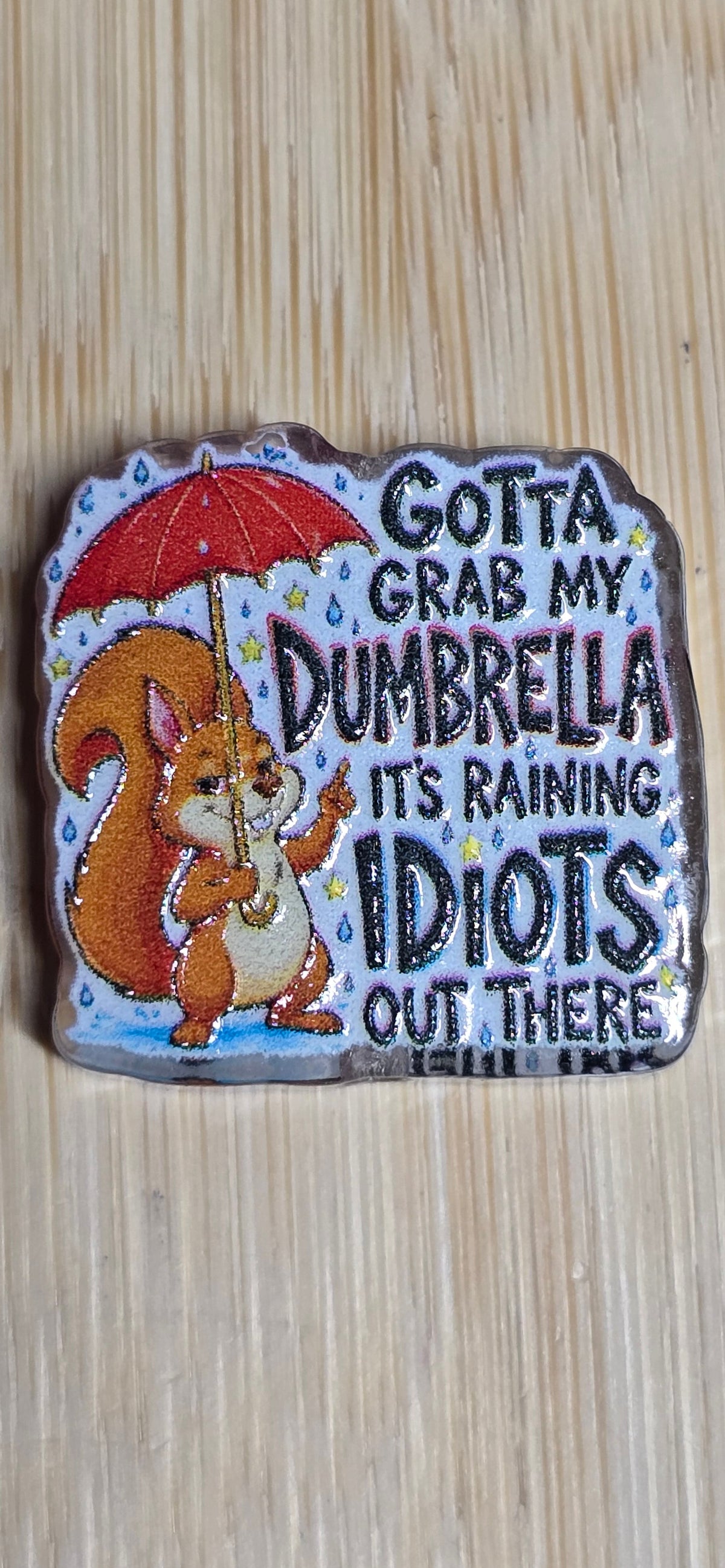 Acrylic focal beads- sarcastic humor