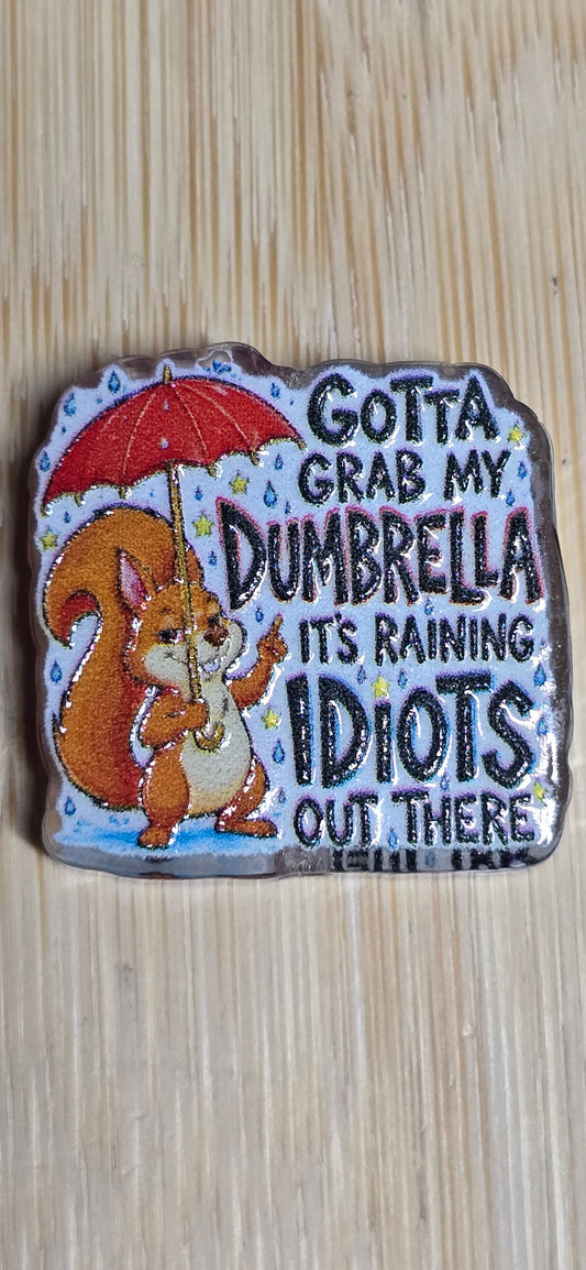 Acrylic focal beads- sarcastic humor