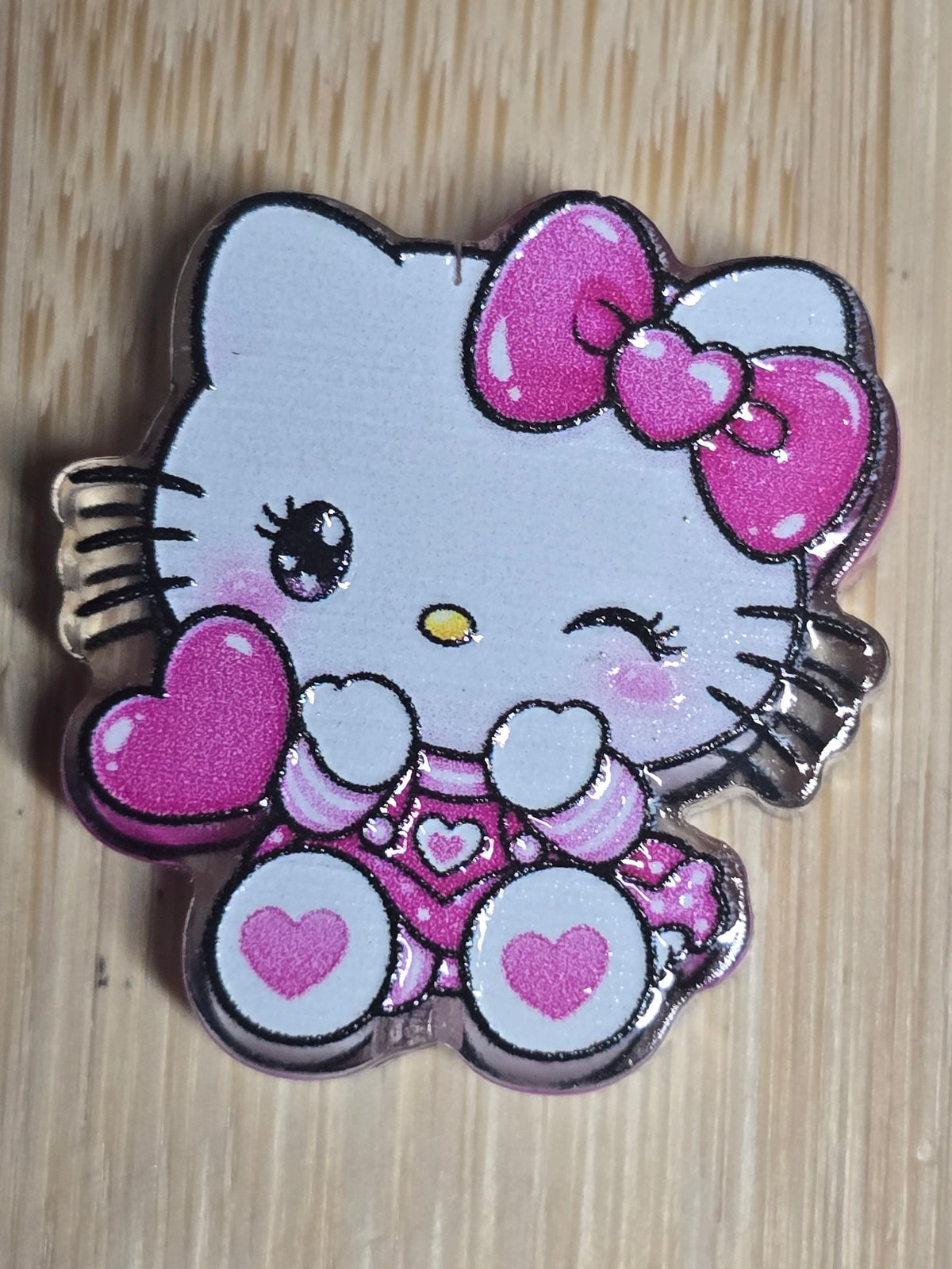 Acrylic focal beads pretty hk