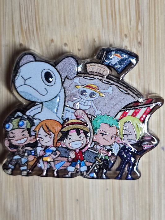 Acrylic focal beads Japanese cartoon