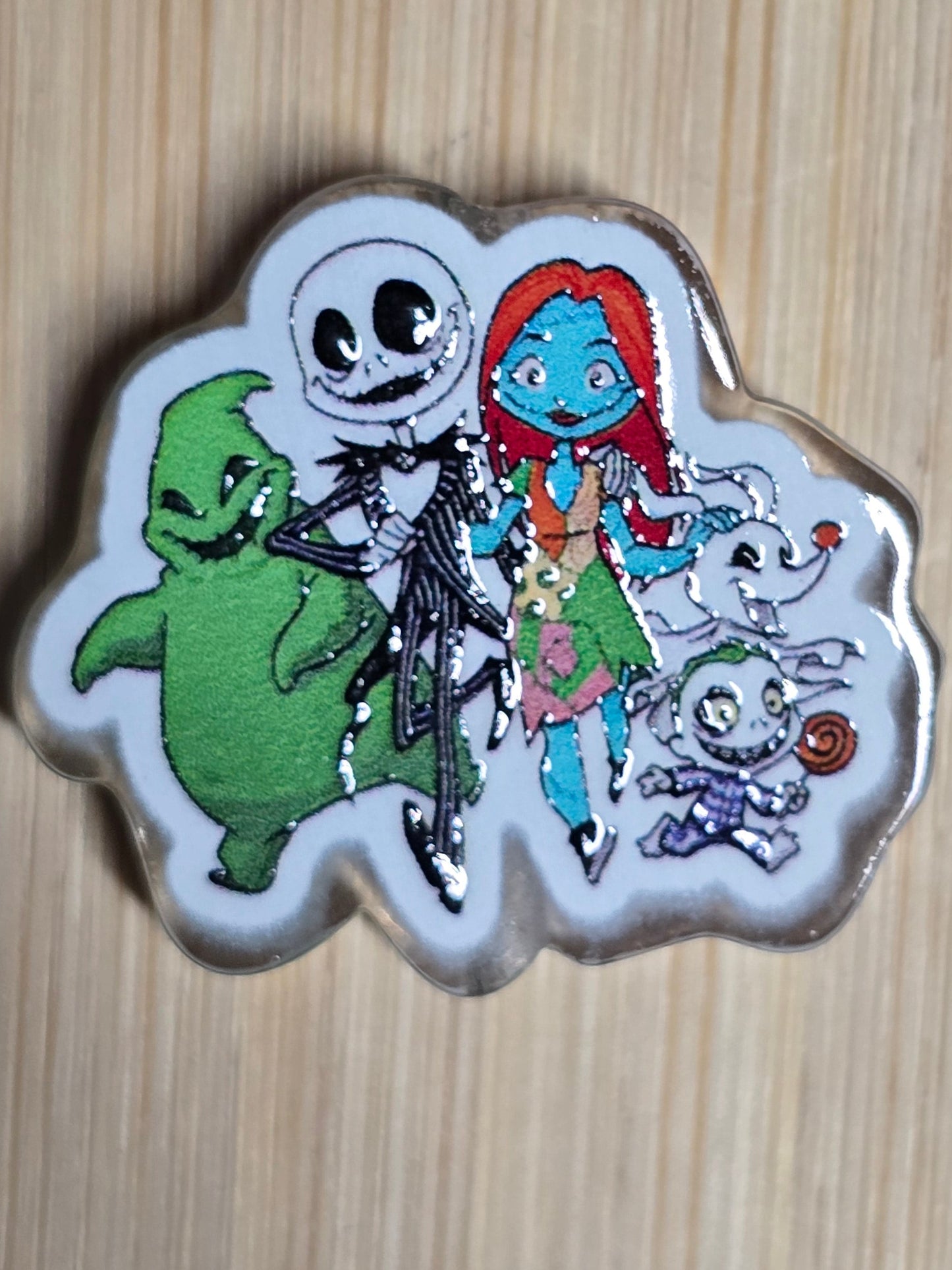 Acrylic focal beads DS movie character