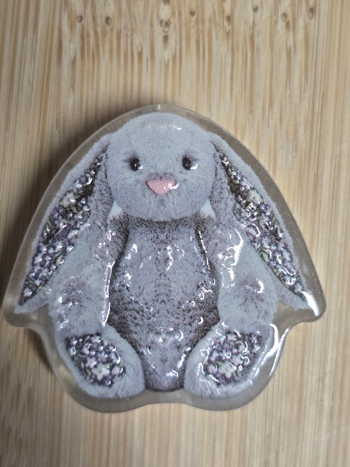 Acrylic focal beads- jelly cat rabbit