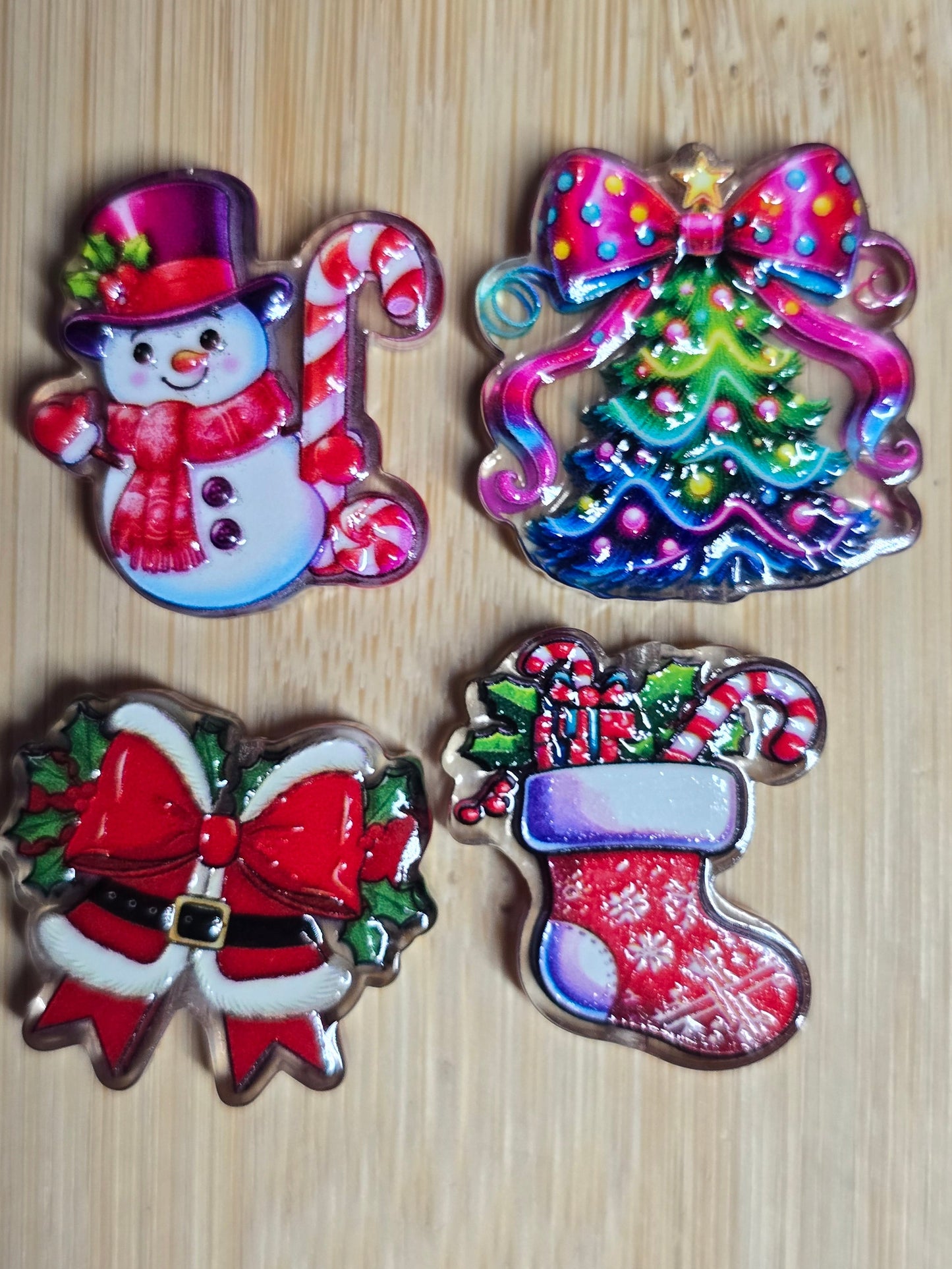Acrylic focal beads 🫣 christmas mix🫣