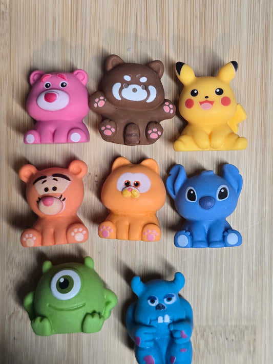 Acrylic toppers- 8pc set