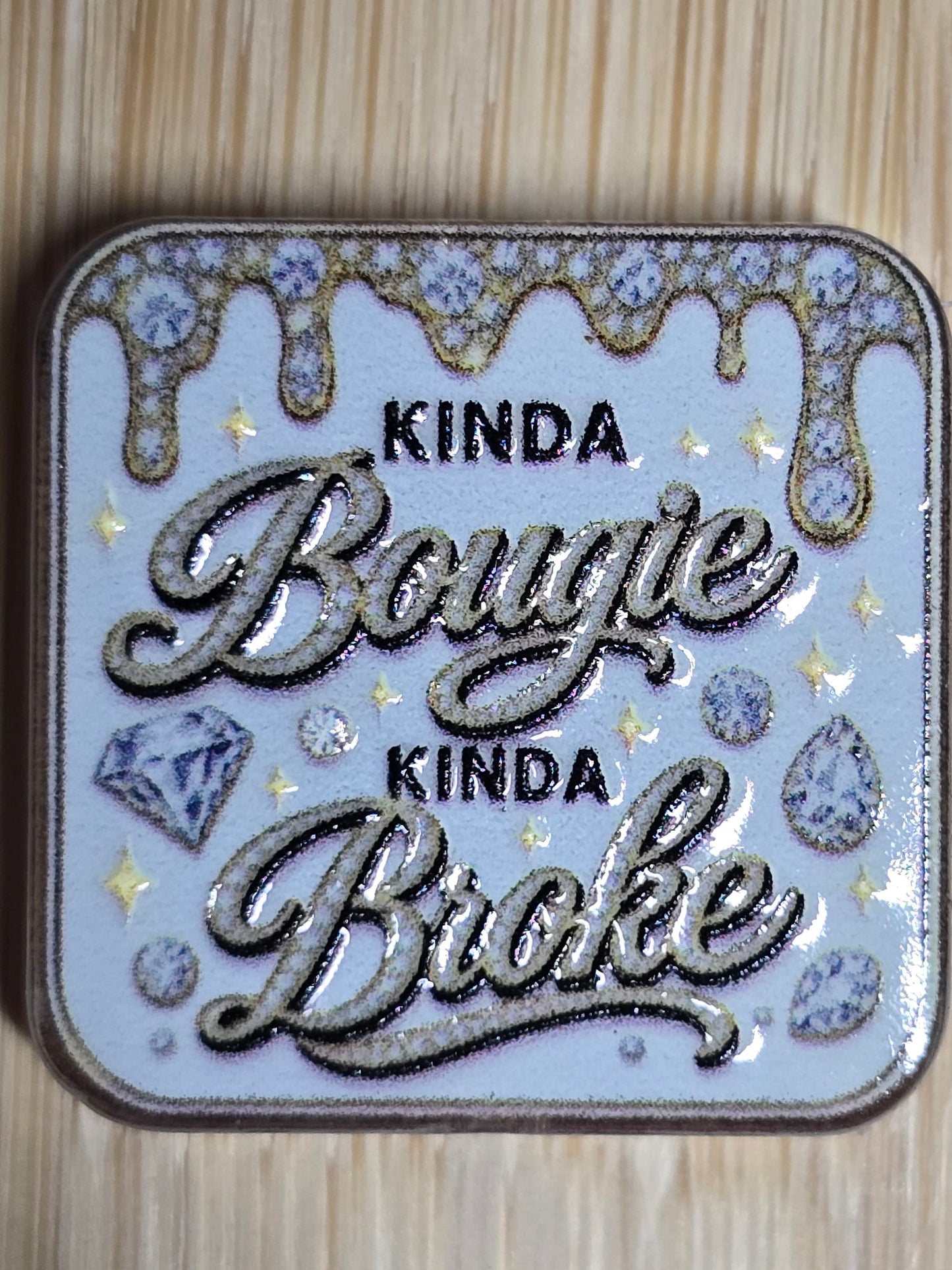 Acrylic focal beads sarcastic humor
