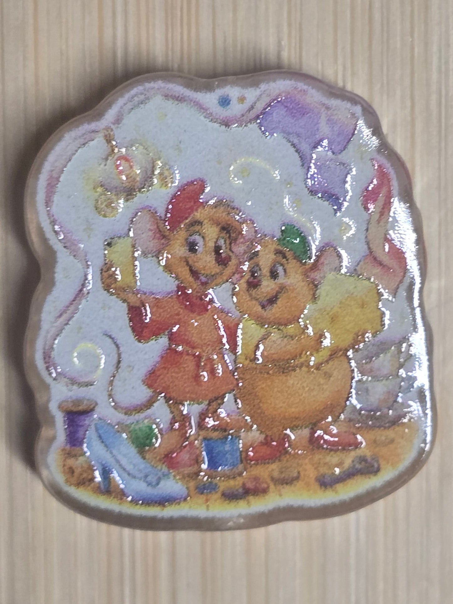 Acrylic focal beads DS mouse character
