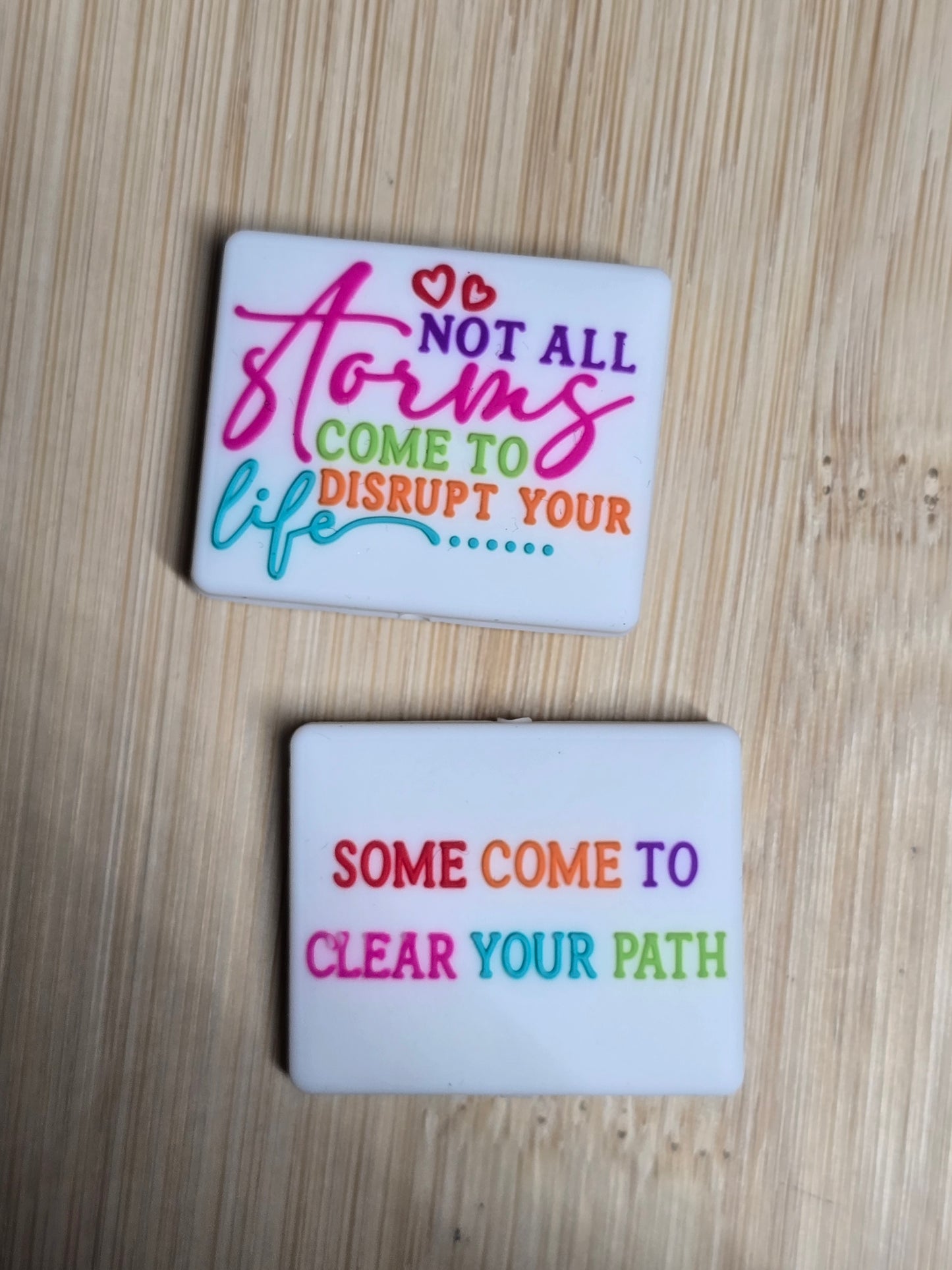 Focal silicone beads inspirational