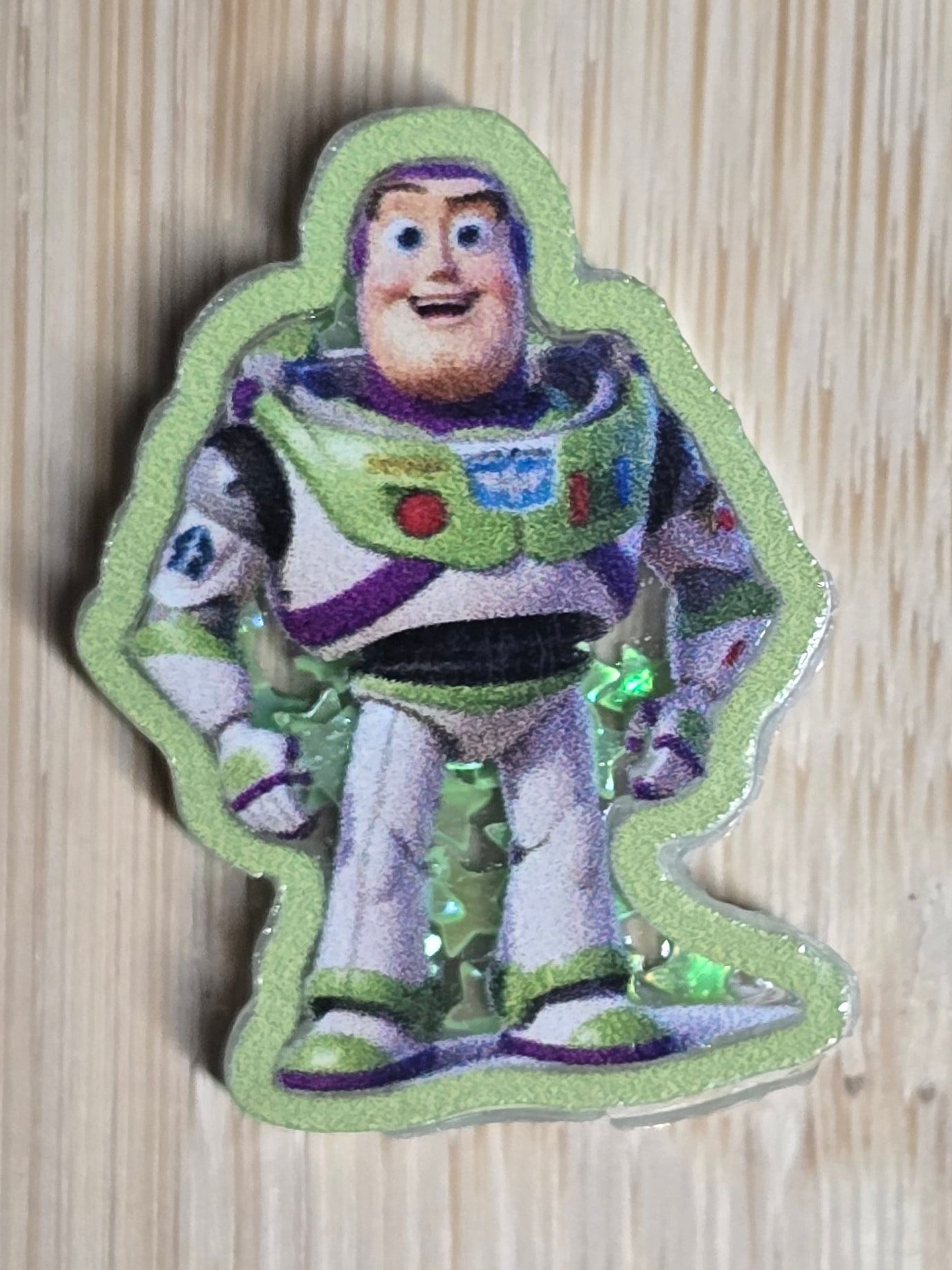 Acrylic shaker focal beads- DS movie character