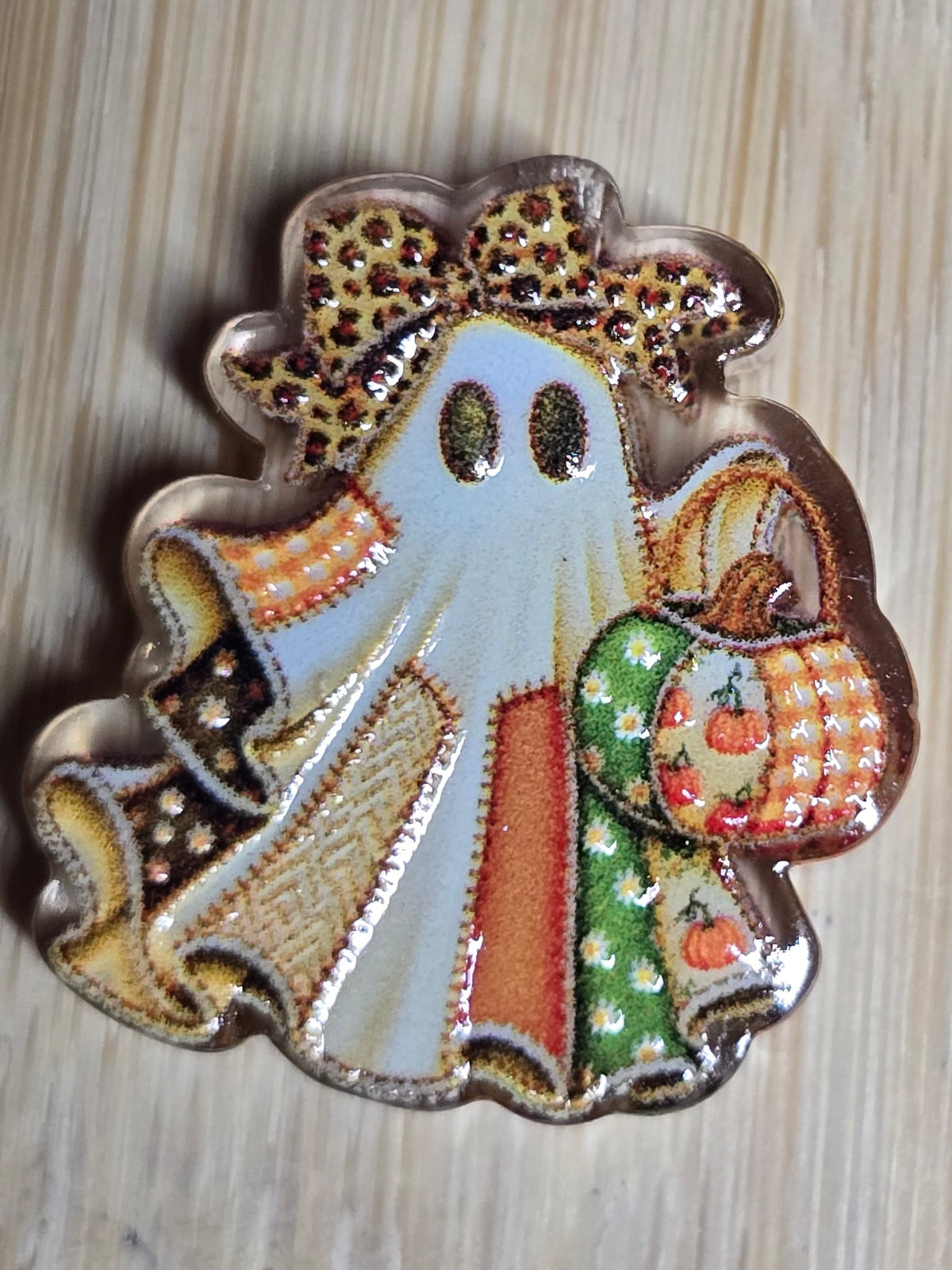Acrylic focal beads-fall themed