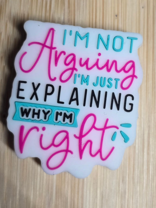 Focal silicone beads sarcastic humor