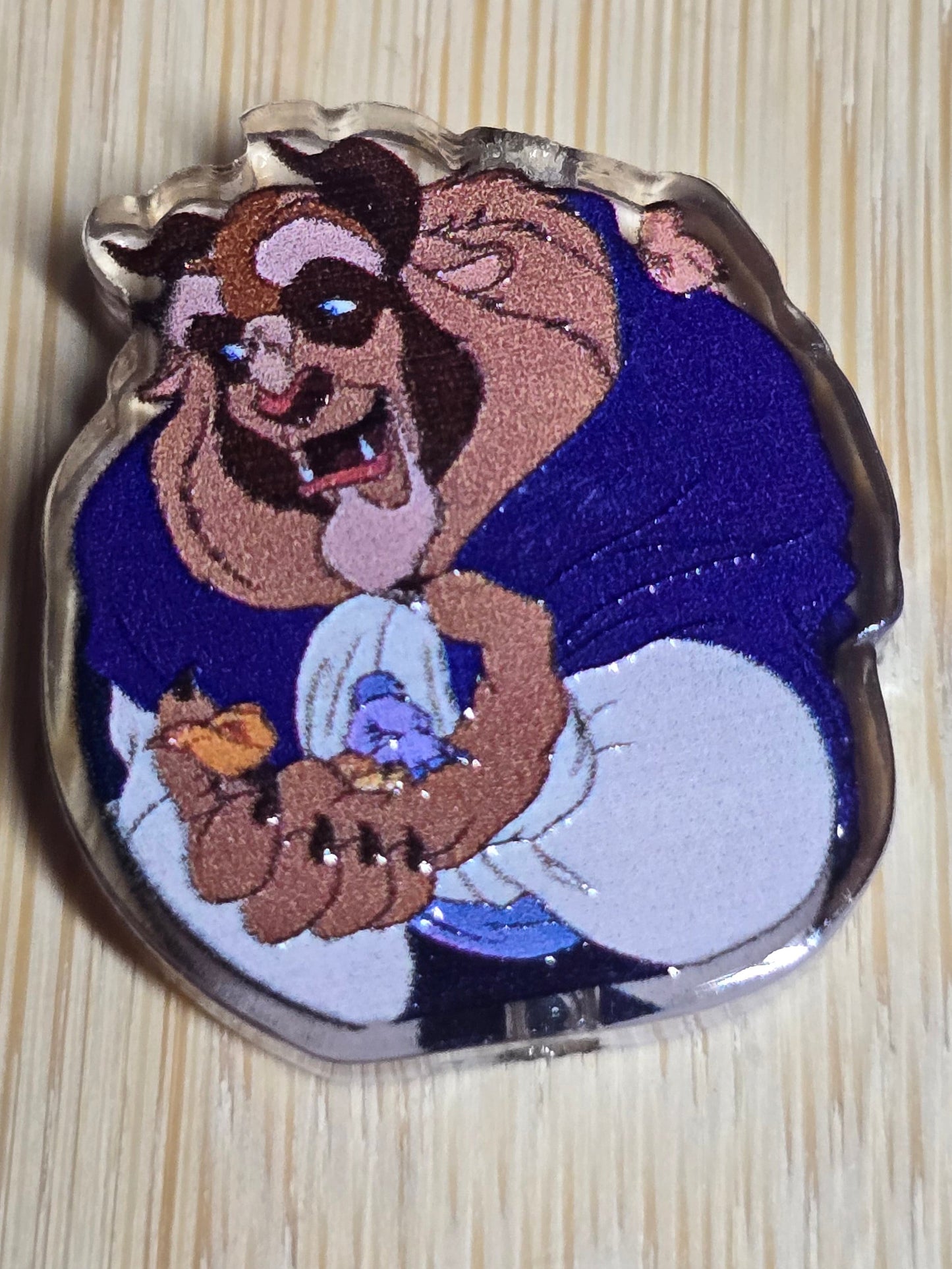 Acrylic focal beads DS character
